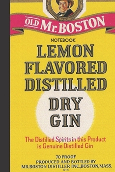 Notebook Lemon flavored: small lined Vintage Label Notebook / Travel Journal to write in (6'' x 9'') 120 pages