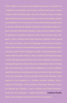 Paperback Lesbian Death: Desire and Danger Between Feminist and Queer Book
