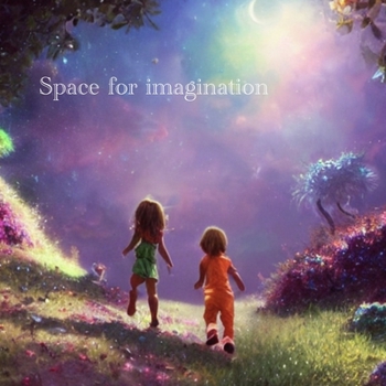 Paperback Space for imagination Book