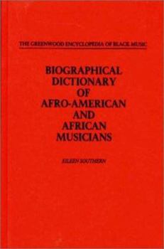 Hardcover Biographical Dictionary of Afro-American and African Musicians Book