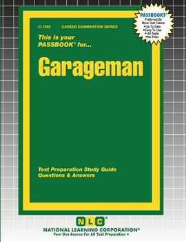 Garageman: Passbooks Study Guide