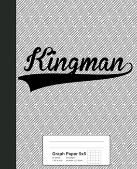 Paperback Graph Paper 5x5: KINGMAN Notebook Book