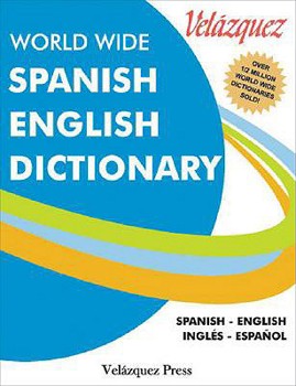 Paperback Velazquez World Wide Spanish English Dictionary Book