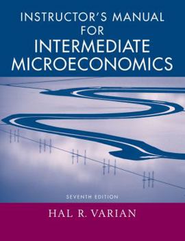 Paperback Intermediate Microeconomics: Instructor's Manual Book