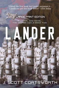 Paperback Lander: Liminal Sky: Oberon Cycle Book 1: Large Print Edition [Large Print] Book
