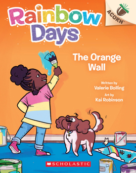 Paperback The Orange Wall: An Acorn Book (Rainbow Days #3) Book