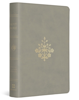 Imitation Leather ESV Large Print Compact Bible, Red Letter (Trutone, Stone, Branch Design) Book