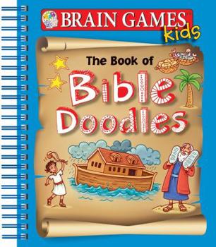 Paperback Brain Games-Book of Bible Doodles Book