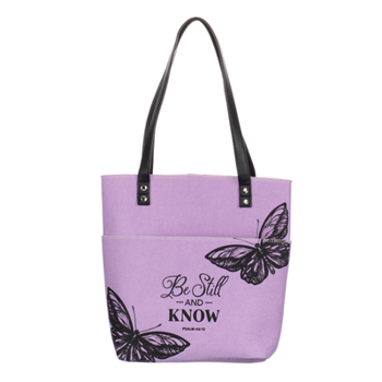 Misc. Bible Tote Be Still & Know Psalm 46:10 Book