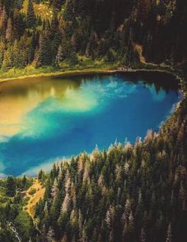 Paperback Landscape Notebook Large Size 8.5 x 11 Ruled 150 Pages Book