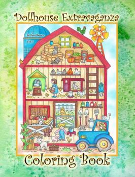 Paperback Dollhouse Extravaganza Coloring Book Vol. 1: Fern Brown Coloring Books Book