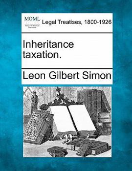 Paperback Inheritance Taxation. Book
