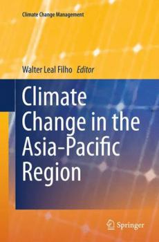Paperback Climate Change in the Asia-Pacific Region Book