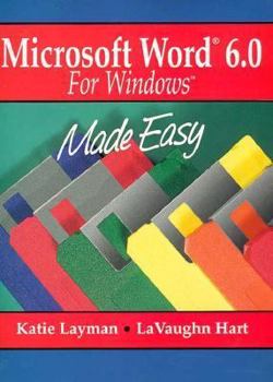 Paperback Microsoft Word 6.0 for Windows Made Easy Book