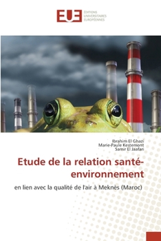 Paperback Etude de la relation santé-environnement [French] Book