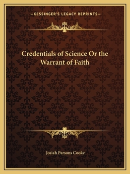 Paperback Credentials of Science Or the Warrant of Faith Book