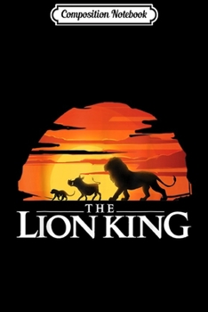 Composition Notebook: Disney Lion King Live action King Sunset Journal/Notebook Blank Lined Ruled 6x9 100 Pages
