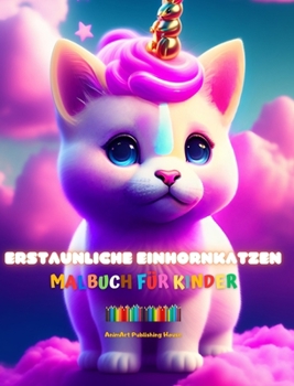 Erstaunliche Einhornkatzen Malbuch für Kinder Entzückende fantastische Kreaturen voller Liebe: Fröhliche Einhornkatzen, die die Kreativität und den Spaß der Kleinen fördern (German Edition)