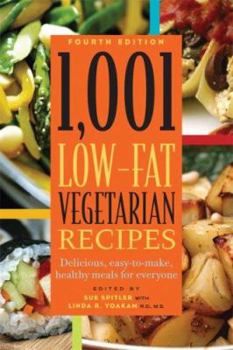 Paperback 1001 Low Fat Vegetarian Recipes: Delicious Easy-to-make Healthy Meals for Everyone Book