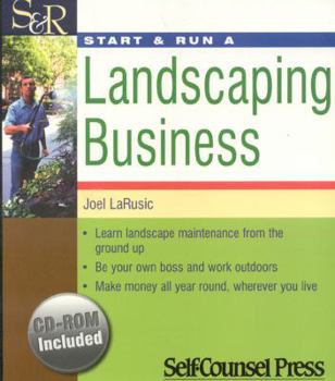 Paperback Start & Run a Landscaping Business [With CDROM] Book