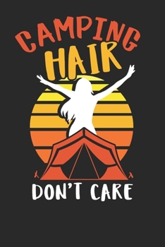 Paperback Notebook: Camping Gift Dot Grid 6x9 120 Pages Book