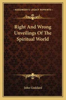 Paperback Right And Wrong Unveilings Of The Spiritual World Book