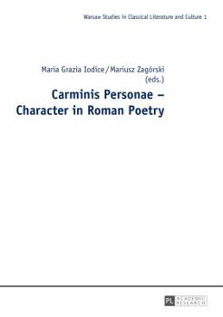 Hardcover Carminis Personae - Character in Roman Poetry Book