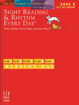 Paperback Sight Reading & Rhythm Every Day, Let's Get Started Book B Book