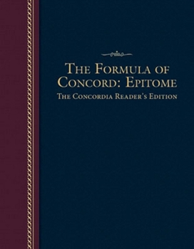 Paperback The Formula of Concord: Epitome Book