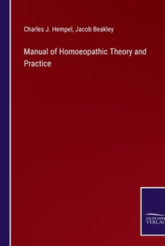 Paperback Manual of Homoeopathic Theory and Practice Book