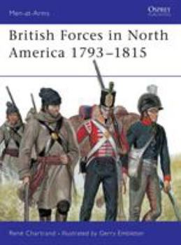 Paperback British Forces in North America 1793-1815 Book