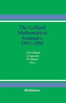 Paperback The Gelfand Mathematical Seminars, 1993-1995 Book