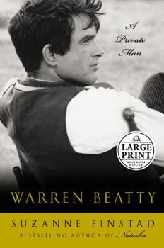 Hardcover Warren Beatty: A Private Man [Large Print] Book