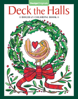 Paperback Deck the Halls Holiday Coloring Book