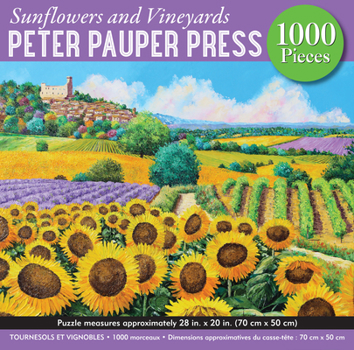 Misc. Sunflowers & Vineyards 1000 Piece Puzzle Book