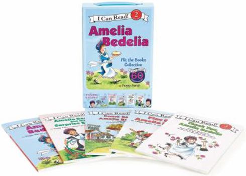 Paperback Amelia Bedelia 5-Book I Can Read Box Set #1: Amelia Bedelia Hit the Books Book
