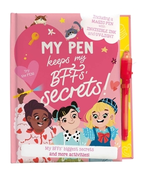 Hardcover My Pen Keeps My Bff's Secrets [With Pens/Pencils] Book