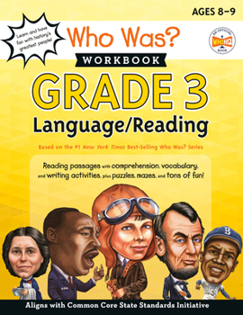 Paperback Who Was? Workbook: Grade 3 Language/Reading Book