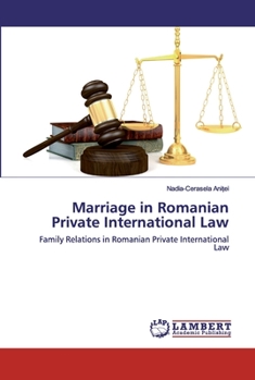 Paperback Marriage in Romanian Private International Law Book