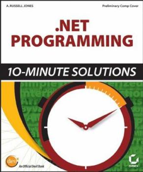 Paperback .Net Programing 10-Minute Solutions Book