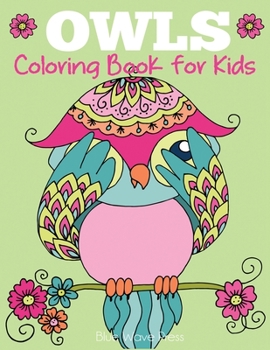 Paperback Owls Coloring Book for Kids Book