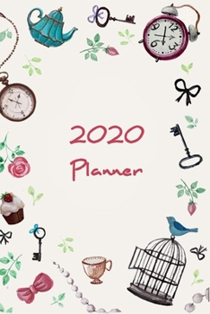 Paperback 2020 Planner: 6"x9" Daily and Weekly Agenda Planner and Organizer V38 Book