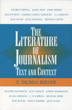 Paperback The Literature of Journalism: Text and Context Book