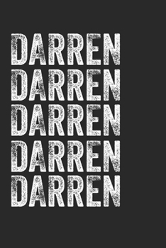 Paperback Name DARREN Journal Customized Gift For DARREN A beautiful personalized: Lined Notebook / Journal Gift, Notebook for DARREN,120 Pages, 6 x 9 inches, G Book