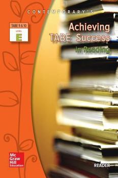 Paperback Achieving Tabe Success in Reading, Level E Reader Book