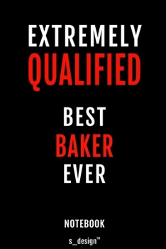 Notebook for Bakers / Baker: awesome handy Note Book [120 blank lined ruled pages]