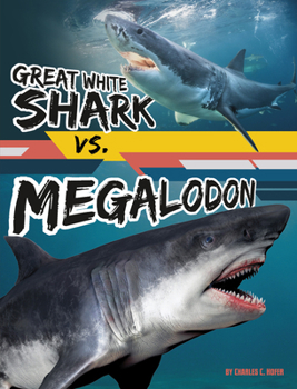 Hardcover Great White Shark vs. Megalodon Book