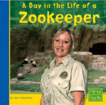 Hardcover A Day in the Life of a Zookeeper Book
