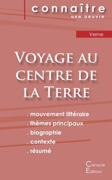 Paperback Fiche de lecture Voyage au centre de la Terre de Jules Verne (Analyse littéraire de référence et résumé complet) [French] Book