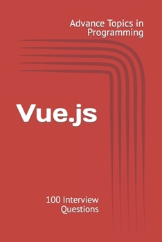 Paperback Vue.js: 100 Interview Questions Book